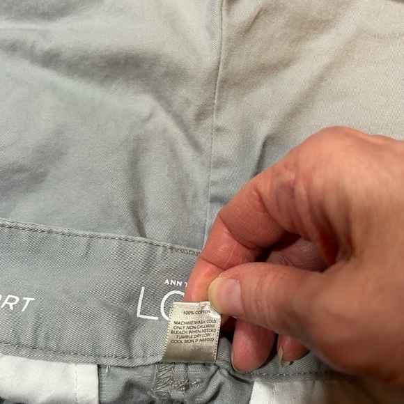 Loft Gray Chino 4” Shorts Sz 4 - Picture 6 of 7